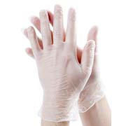 Виниловые перчатки, размер L, 5 пар