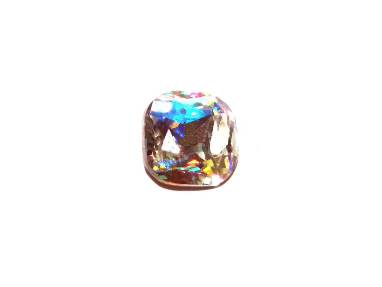 Стразы для ногтей Квадратный Алмаз (7х7мм) 3 шт