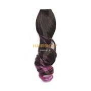 Хвост на ленте HairUp! цвет Dark Chokolate+Fuchsia 52 см (75гр)