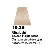 10.36 (Ультра светлый блондин золотисто-фиолетовый) Крем-краска б/аммиака 100мл Soft Touch