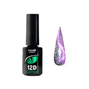Гель-лак Cat's eye 12D светоотражающий № 6617 6 мл