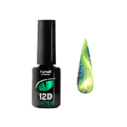 Гель-лак Cat's eye 12D светоотражающий № 6621 6 мл
