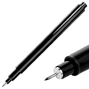 Ручка для дизайна ногтей (рапидограф) Черная
