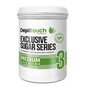 Сахарная паста для депиляции №3 Средняя Exclusive 330 гр. Depiltouch