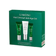 Набор Vital Crithmum Anti-Age Care Set (крем 25мл+легкий крем 25мл+крем д/глаз 15мл) Limoni