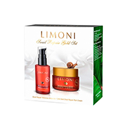 Набор Snail Repair Gold Set (сыворотка 30мл+крем 50мл) Limoni
