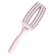 Щетка  6 рядов, комбинированная щетина, Fingerbrush Care Iconic Boar&Nylon Pastel Pink M
