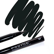 Фломастер-подводка для глаз (черный) Provoc Nib Liquid Eye Liner 01 Little Black Dress_31.08.2025!!!