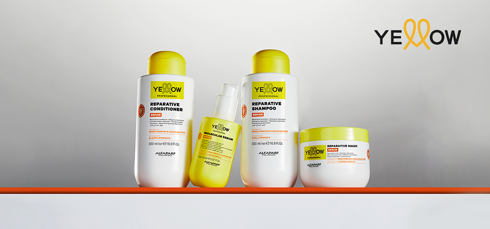 Процедура для волос: Интенсивное восстановление для очень поврежденных и жестких волос Yellow